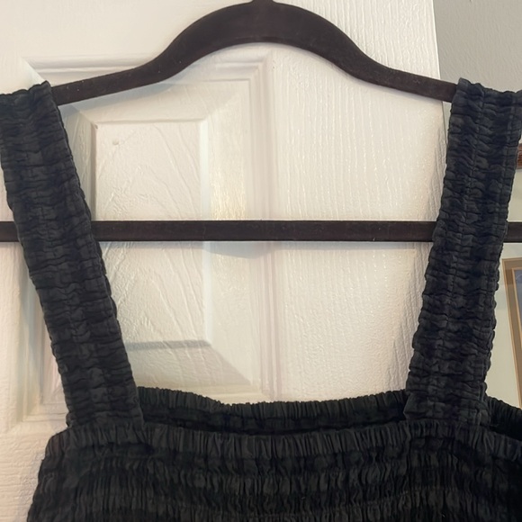 H&M smocked grey black gingham romper size small - Picture 8 of 8